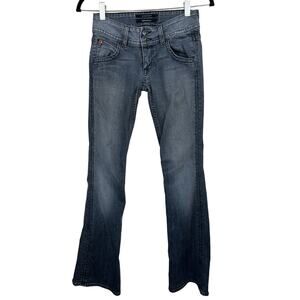 HUDSON jeans WOMENS 23 (measures 27) Gray Bootcut Flare Double button stretch